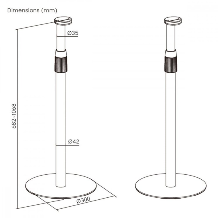 Maclean Uchwyt na Sonos ERA 100 X 300 MC-496