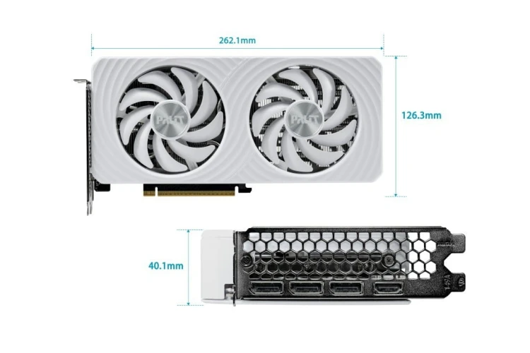 Palit Karta graficzna GeForce RTX 5060 TI WHITE OC 8GB GDDR7 128bit 3DP/HDMI
