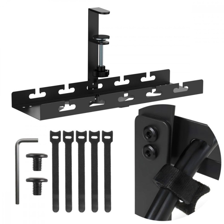 Maclean Organizer podbiurkowy MC-105 B, na kable