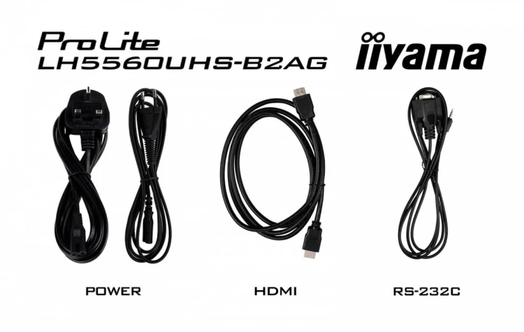 IIYAMA Monitor wielkoformatowy 55 cali LH5560UHS-B1AG matowy 24h/7 500(cd/m2) VA 3840 x 2160 UHD(4K) Android.11 Wifi CMS(iiSignage2), Uchwyt ścienny