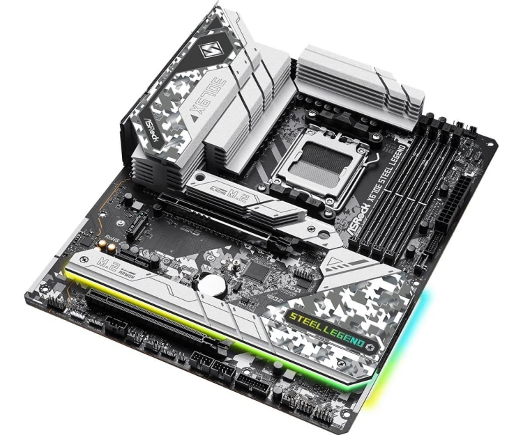 ASRock Płyta główna X670E STEEL LEGEND AM5 4DDR5 HDMI/DP M.2  EATX
