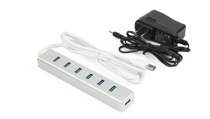 Unitek HUB 7 x USB3.0 Aluminium z zasilaczem; Y-3090