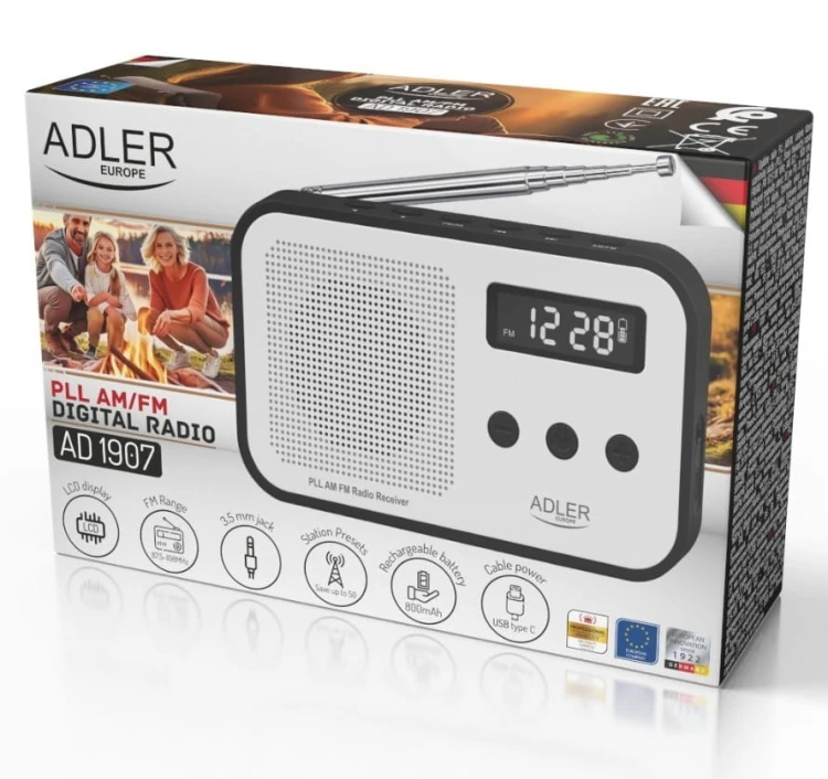 Adler Radio cyfrowe PLL AD1907