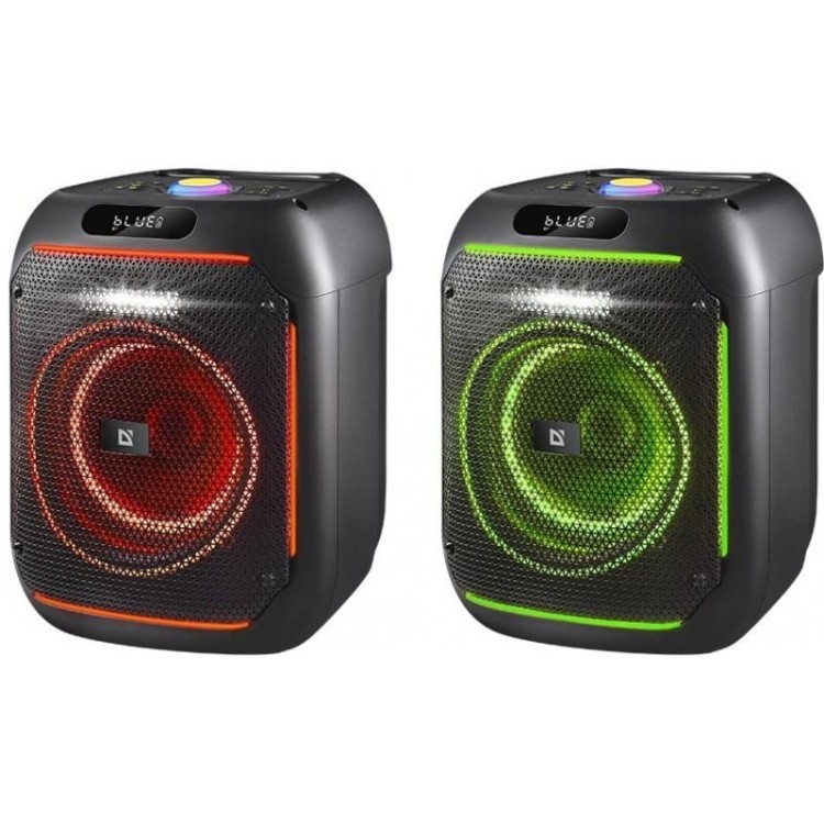 Defender Głośnik bluetooth BOOMER 65W czarny podświetlenie LED