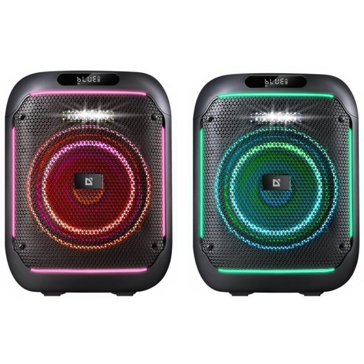 Defender Głośnik bluetooth BOOMER 65W czarny podświetlenie LED