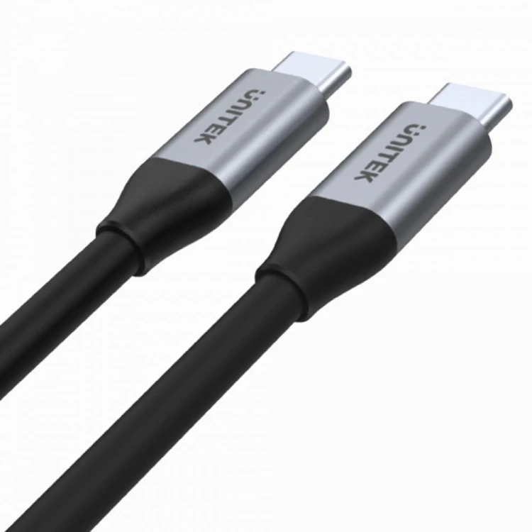 Unitek Kabel USB-C - USB-C PD 100W, 5Gbps, 4K60Hz, 2m, M/M; C14091ABK