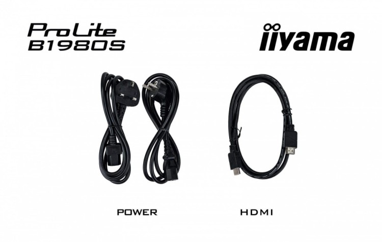 IIYAMA Monitor 19 cali B1980S-B1 HDMI,DP.PIVIOT,HAS/150mm