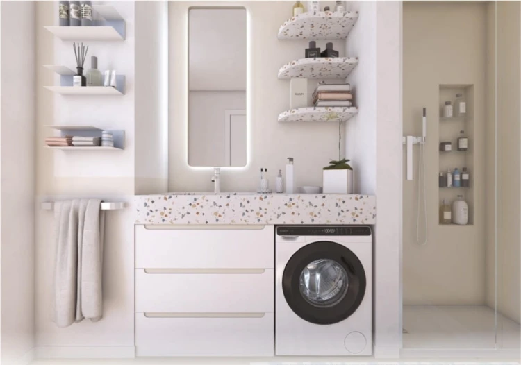 Candy Pralka kompaktowa CW50-BP12307U1-S