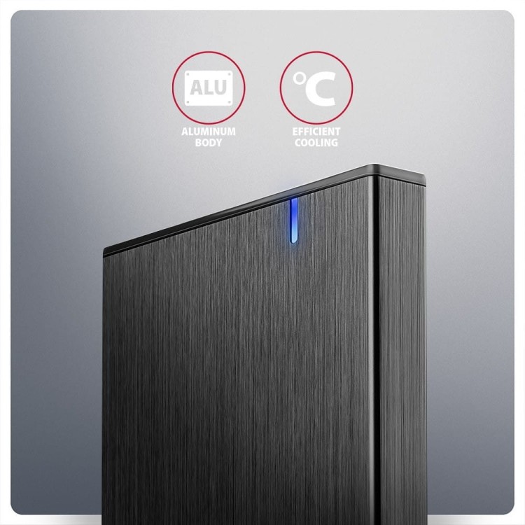 AXAGON EE25-XA6C Obudowa zewnętrzna aluminiowa, USB-C 3.2 Gen 1 SATA 6G 2.5" 5Gbps