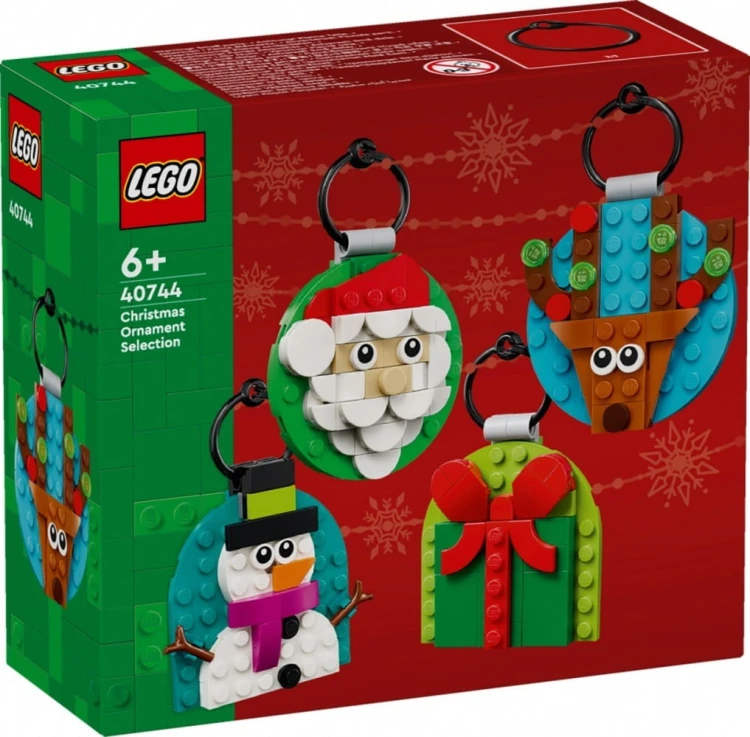 LEGO Klocki Iconic 40744 Kolekcja ozdób świątecznych