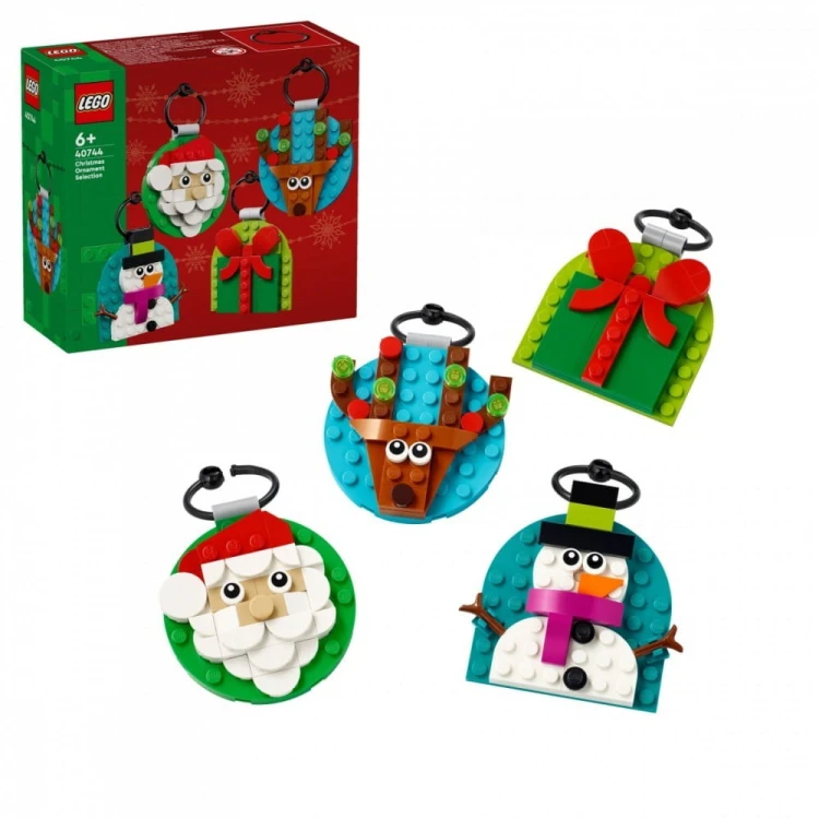 LEGO Klocki Iconic 40744 Kolekcja ozdób świątecznych