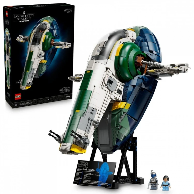 LEGO Klocki Star Wars 75409 Patrolowiec typu Firespray Jango Fetta