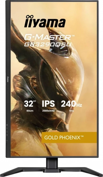 IIYAMA Monitor 32 cale GB3290QSU-B1 1ms,IPS,240Hz,2xHDMI,DP,400cd,1000:1,   USB HUBx4, 2x2W, HAS,
