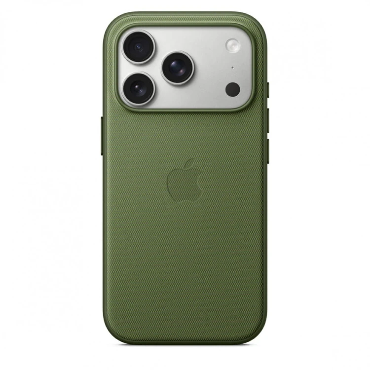 Apple Etui z tkaniny TechWoven z MagSafe do iPhonea 17 Pro - zielone