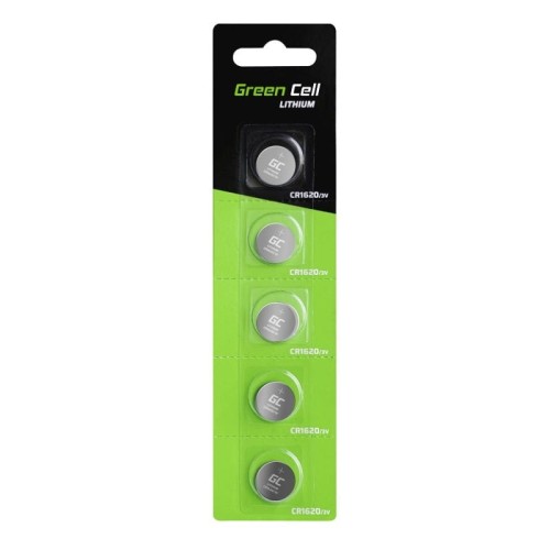 Green Cell Bateria Guzikowa Litowa 10x CR1620 3V 70mAh