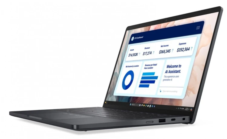 Dell Laptop Dell Pro 13 Premium PA13250 W11P U7-266V/16GB/512GB SSD/13.3 FHD+/Arc/FgrPr/Cams&Mic/5G WWAN+BT/BcklKb/3C/vPro/3YPS Magnesium
