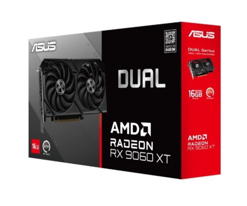 Asus Karta graficzna Dual Radeon RX 9060 XT 16GB GDDR6  DUAL-RX9060XT-16G