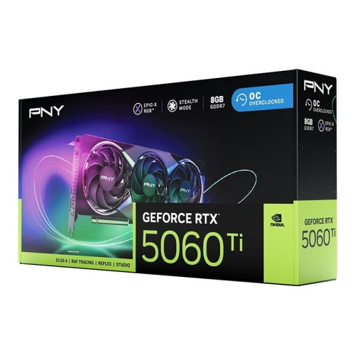 PNY Karta graficzna GeForce RTX5060Ti OC 8G RGB VCG5060T8TFXXPB1-O