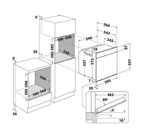 Whirlpool Piekarnik WOI4S8HM2SEA