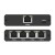 Qoltec Rozdzielacz splitter Ethernet  mini SWITCH 1x4 RJ45 | 1000Mb/s | USB-C | Aluminium
