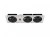 Lanberg Panel wentylacyjny pionowy 19 cali 3U do szaf rack, trzy wentylatory, 230V, szary