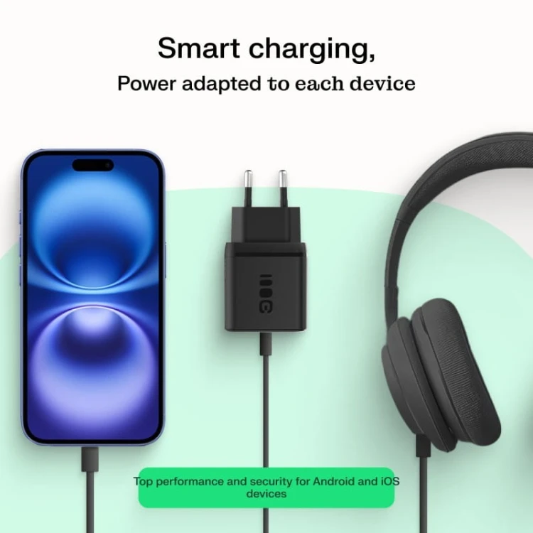 Green Cell Ładowarka sieciowa USB 30W 1x USB-C CZARNA