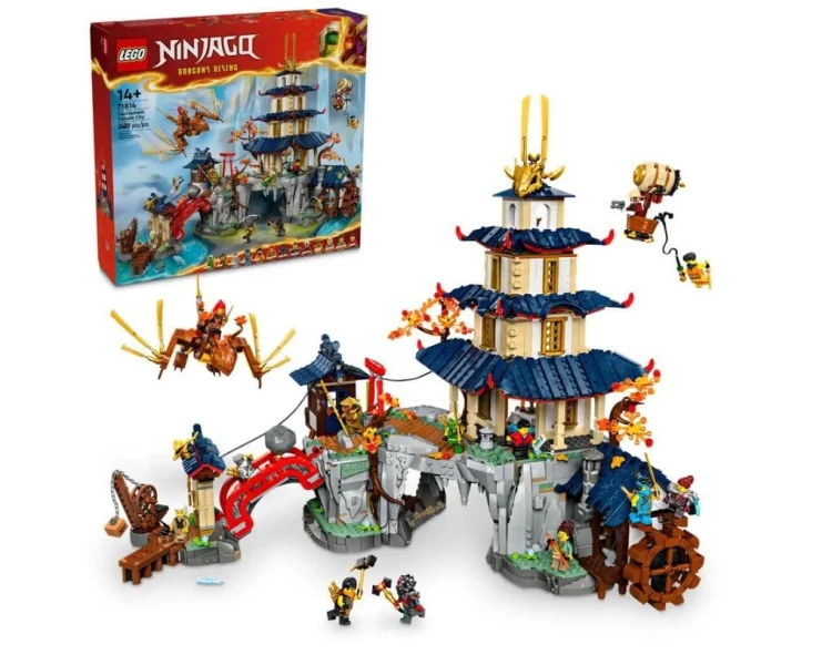 LEGO Klocki Ninjago 71814 Turniejowe miasto ze świątynią