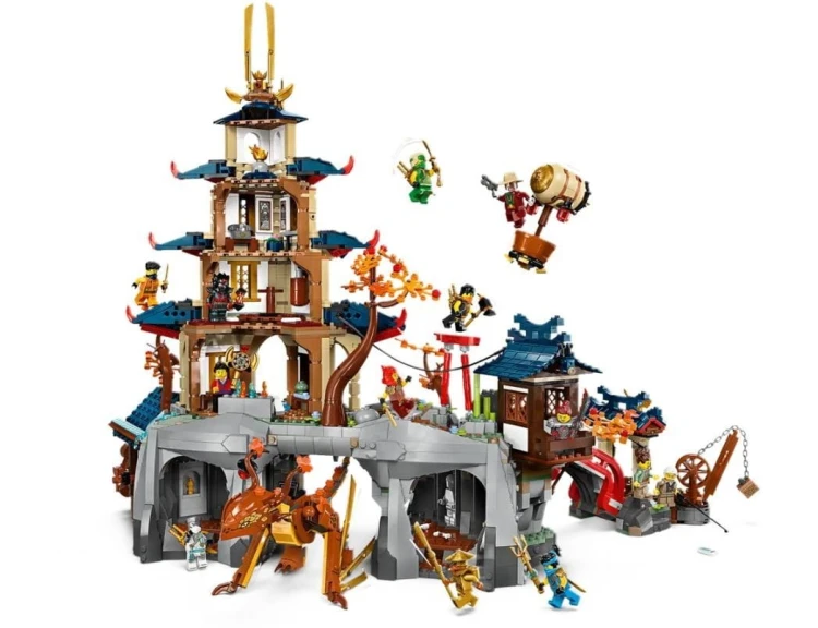 LEGO Klocki Ninjago 71814 Turniejowe miasto ze świątynią
