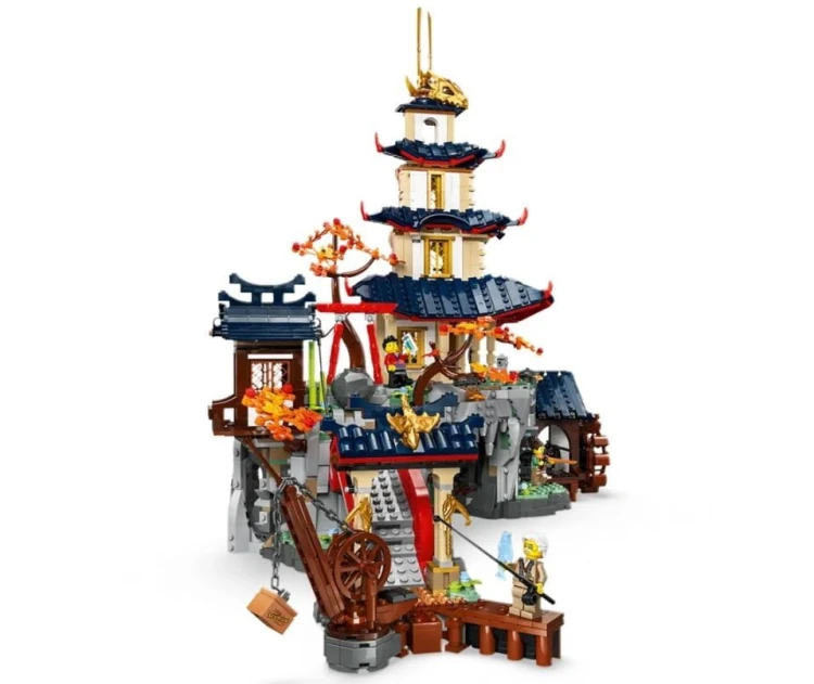 LEGO Klocki Ninjago 71814 Turniejowe miasto ze świątynią