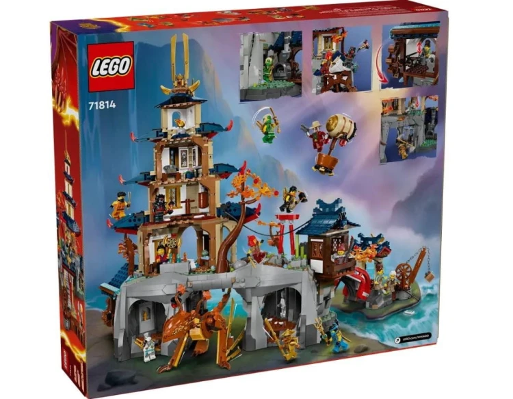 LEGO Klocki Ninjago 71814 Turniejowe miasto ze świątynią