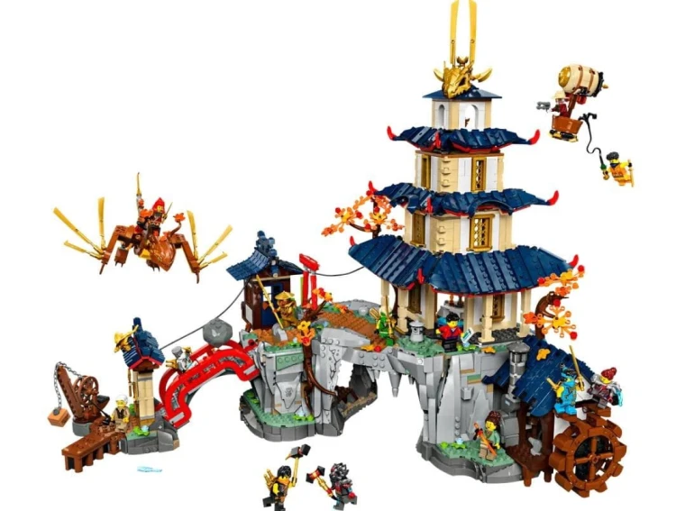 LEGO Klocki Ninjago 71814 Turniejowe miasto ze świątynią