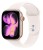 Apple Watch Series 11 GPS, koperta 46 mm z aluminium w kolorze różowego złota, pasek sportowy w kolorze łagodnego różu - rozmiar M/L