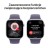 Apple Watch Series 11 GPS koperta 46 mm z aluminium w kolorze srebrnym, pasek sportowy w kolorze mlecznego fioletu - rozmiar S/M