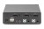 Digitus Przełącznik KVM, 2 portowy, 4K 60Hz, 2xDisplayPort IN, 1xDisplayPort OUT, 2xUSB, 2xAudio IN&OUT