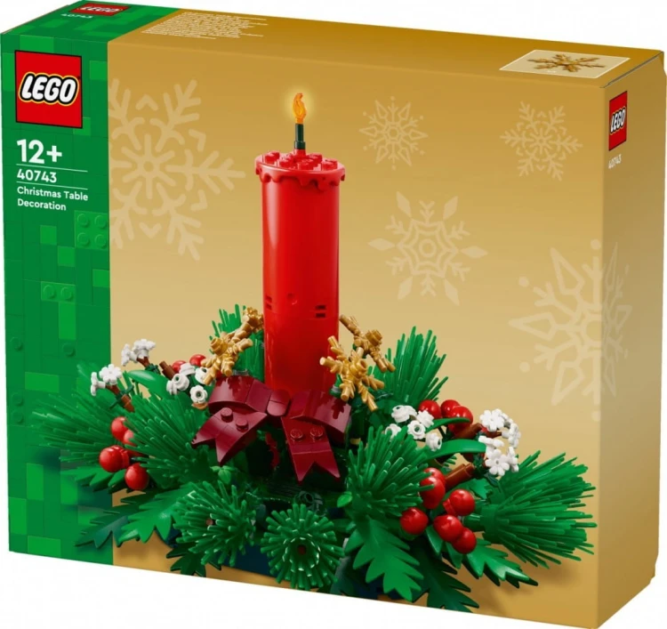 LEGO Klocki Iconic 40743 Świąteczna dekoracja stołu