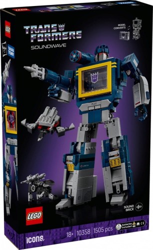 LEGO Klocki Icons 10358 Transformers: Soundwave