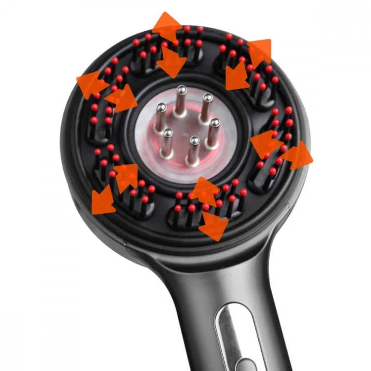 Media-Tech Masująca szczotka do włosów i skóry głowy REGENERATING HAIRBRUSH MASSAGER MT6537