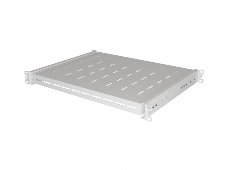 Lanberg Półka wysuwana do szaf rack 19 cali 350mm szara