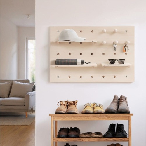 Maclean Drewniana tablica, organizer MC-130 WD