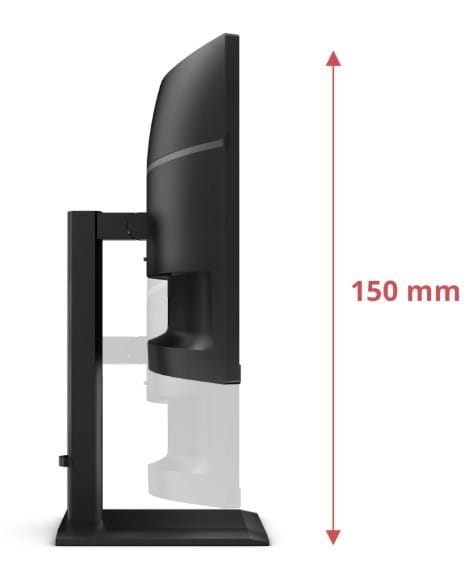 AOC Monitor CU34E4CV 34 cale 120Hz Curved VA HDMIx2 DP RJ45 HAS Głośniki