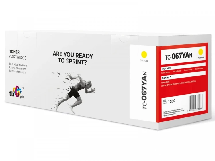 TB Print Toner do Canon MF650 TC-067YAN YE 100% nowy CRG067