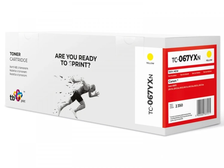 TB Print Toner do Canon MF650 TC-067YXN YE 100% nowy CRG067H
