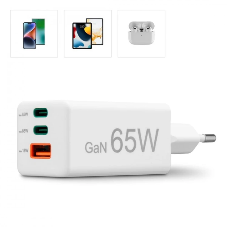 Hama Ładowarka sieciowa 65W Gan PD/QC