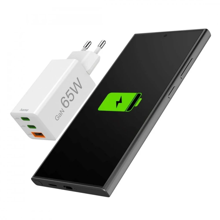 Hama Ładowarka sieciowa 65W Gan PD/QC