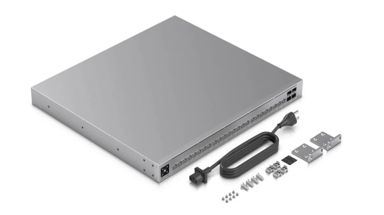 UBIQUITI Przełącznik UniFi Switch Pro HD 24 PoE Zarządzalny L2/L3                         2.5G Ethernet (100/1000/2500) Obsługa PoE 1U Szary