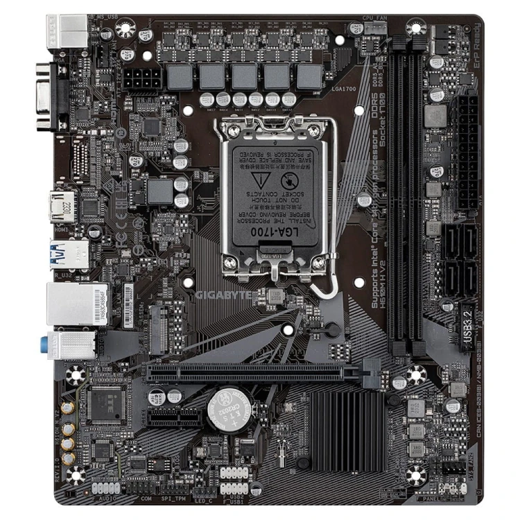 Gigabyte Płyta główna H610M H V2 s1700 2DDR5 HDMI/DSUB M.2 mATX