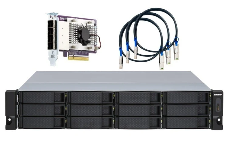 QNAP Obudowa TL-R1200S-RP 2U 12-bay 3.5-inch SATA HDD JBOD