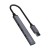 Savio Hub 4 porty USB-A - 3 x USB-A 2.0, 1 x USB-A 3.0, 5 Gbps, Aluminium, AK-70
