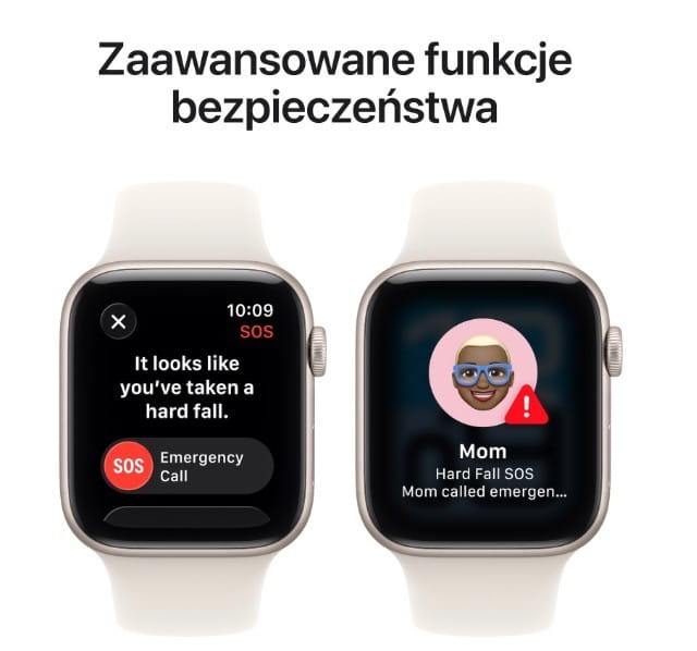 Apple Watch SE 3 GPS+Cellular koperta 40 mm z aluminium w kolorze ksiÄĹźycowej poĹwiaty, pasek sportowy w kolorze ksiÄĹźycowej poĹwiaty - rozmiar M/L