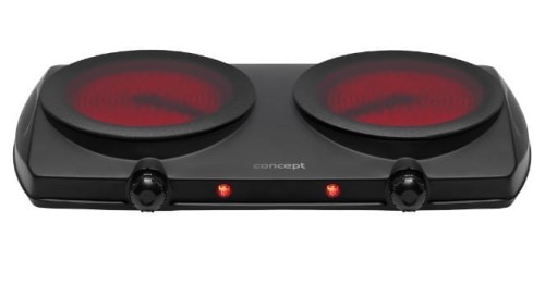Concept Kuchenka elektryczna dwupalnikowa czarna VE3060